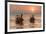 Longtail boats at West Rai Leh Beach, Railay Peninsula, Krabi Province, Thailand-Markus Lange-Framed Photographic Print