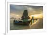 Longtail boats on Phra Nang beach, Railay Peninsula, Krabi Province, Thailand-Jon Arnold-Framed Photographic Print