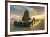 Longtail boats on Phra Nang beach, Railay Peninsula, Krabi Province, Thailand-Jon Arnold-Framed Photographic Print