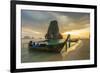 Longtail boats on Phra Nang beach, Railay Peninsula, Krabi Province, Thailand-Jon Arnold-Framed Photographic Print