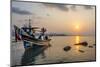 Longtail Boats on the Beach, Sunrise in the Bo Phut Beach, Island Ko Samui, Thailand, Asia-P. Widmann-Mounted Photographic Print