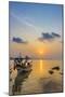 Longtail Boats on the Beach, Sunrise in the Bo Phut Beach, Island Ko Samui, Thailand, Asia-P. Widmann-Mounted Photographic Print