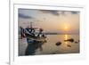 Longtail Boats on the Beach, Sunrise in the Bo Phut Beach, Island Ko Samui, Thailand, Asia-P. Widmann-Framed Photographic Print