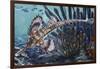 Longtail Seamoth or Long-Tailed Dragonfish (Pegasus Volitans), Pegasidae-null-Framed Giclee Print