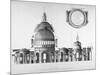Longtitudinal Section Through St Paul's Cathedral, City of London, 1700-null-Mounted Giclee Print