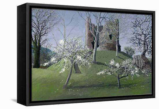 Longtown Castle, 1992-Huw S. Parsons-Framed Stretched Canvas