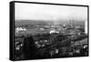 Longview, WA View of Long-Bell Lumber Co. Photograph - Longview, WA-Lantern Press-Framed Stretched Canvas