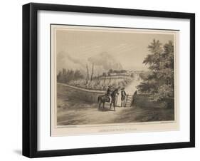 Longwood, from the Gate, St. Helena, 1855-Wilhelm Joseph Heine-Framed Giclee Print