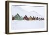 Longyearbyen Houses, Spitsbergen, Svalbard, Arctic Circle, Norway, Scandinavia-Stephen Studd-Framed Photographic Print