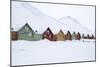 Longyearbyen Houses, Spitsbergen, Svalbard, Arctic Circle, Norway, Scandinavia-Stephen Studd-Mounted Photographic Print