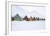 Longyearbyen Houses, Spitsbergen, Svalbard, Arctic Circle, Norway, Scandinavia-Stephen Studd-Framed Photographic Print