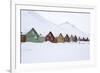 Longyearbyen Houses, Spitsbergen, Svalbard, Arctic Circle, Norway, Scandinavia-Stephen Studd-Framed Photographic Print