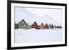 Longyearbyen Houses, Spitsbergen, Svalbard, Arctic Circle, Norway, Scandinavia-Stephen Studd-Framed Photographic Print