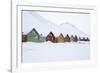 Longyearbyen Houses, Spitsbergen, Svalbard, Arctic Circle, Norway, Scandinavia-Stephen Studd-Framed Photographic Print