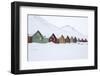 Longyearbyen Houses, Spitsbergen, Svalbard, Arctic Circle, Norway, Scandinavia-Stephen Studd-Framed Photographic Print