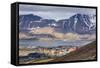 Longyearbyen, Spitsbergen Island, Svalbard Archipelago, Norway, Scandinavia, Europe-Michael Nolan-Framed Stretched Canvas