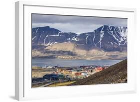 Longyearbyen, Spitsbergen Island, Svalbard Archipelago, Norway, Scandinavia, Europe-Michael Nolan-Framed Photographic Print