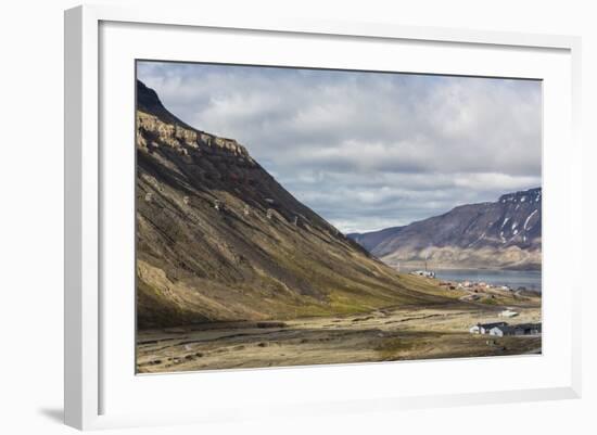 Longyearbyen, Spitsbergen Island, Svalbard Archipelago, Norway, Scandinavia, Europe-Michael Nolan-Framed Photographic Print