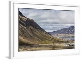 Longyearbyen, Spitsbergen Island, Svalbard Archipelago, Norway, Scandinavia, Europe-Michael Nolan-Framed Photographic Print