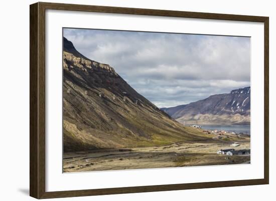 Longyearbyen, Spitsbergen Island, Svalbard Archipelago, Norway, Scandinavia, Europe-Michael Nolan-Framed Photographic Print