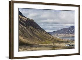 Longyearbyen, Spitsbergen Island, Svalbard Archipelago, Norway, Scandinavia, Europe-Michael Nolan-Framed Photographic Print