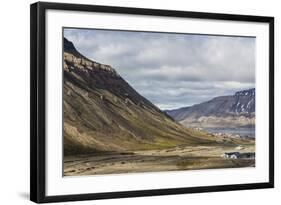 Longyearbyen, Spitsbergen Island, Svalbard Archipelago, Norway, Scandinavia, Europe-Michael Nolan-Framed Photographic Print