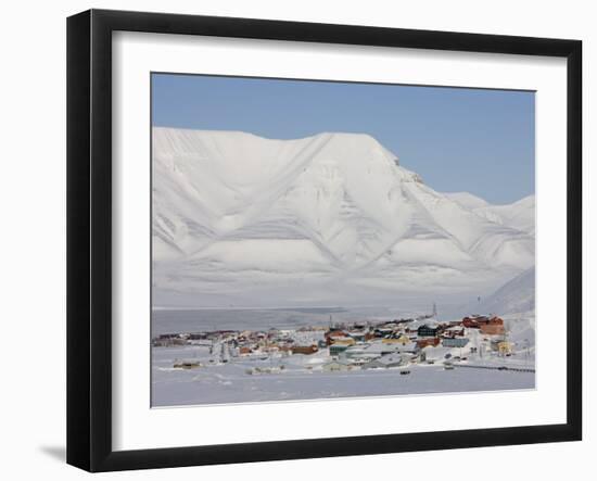 Longyearbyen, Svalbard, Spitzbergen, Arctic, Norway, Scandinavia, Europe-Milse Thorsten-Framed Photographic Print