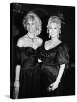 Loni Anderson and Zsa Zsa Gabor-null-Stretched Canvas