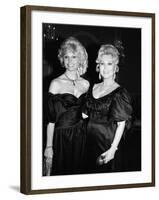 Loni Anderson and Zsa Zsa Gabor-null-Framed Premium Photographic Print