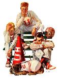 "Bowling Strike," Saturday Evening Post Cover, March 15, 1941-Lonie Bee-Giclee Print
