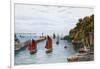 Looe, Entrance to Harbour-Alfred Robert Quinton-Framed Giclee Print