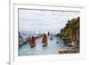 Looe, Entrance to Harbour-Alfred Robert Quinton-Framed Giclee Print