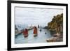 Looe, Entrance to Harbour-Alfred Robert Quinton-Framed Giclee Print