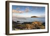 Looe Island from Hannafore Point-null-Framed Photographic Print