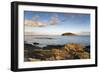 Looe Island from Hannafore Point-null-Framed Photographic Print