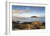 Looe Island from Hannafore Point-null-Framed Photographic Print