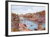 Looe, River and Bridge-Alfred Robert Quinton-Framed Giclee Print