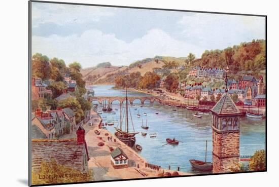 Looe, River and Bridge-Alfred Robert Quinton-Mounted Giclee Print