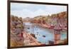 Looe, River and Bridge-Alfred Robert Quinton-Framed Giclee Print