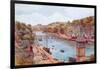 Looe, River and Bridge-Alfred Robert Quinton-Framed Giclee Print