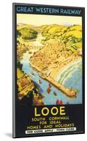 Looe, South Cornwall-null-Mounted Art Print