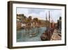 Looe, the Quay-Alfred Robert Quinton-Framed Giclee Print