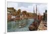 Looe, the Quay-Alfred Robert Quinton-Framed Giclee Print