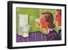 Look! a Bathroom!-null-Framed Art Print