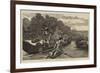 Look Ahead, Sir! a Reminiscence of Henley Regatta-Arthur Hopkins-Framed Giclee Print