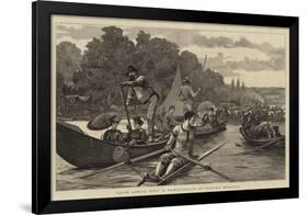 Look Ahead, Sir! a Reminiscence of Henley Regatta-Arthur Hopkins-Framed Giclee Print