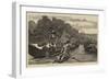 Look Ahead, Sir! a Reminiscence of Henley Regatta-Arthur Hopkins-Framed Giclee Print