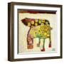 Look at My Footprints-Susse Volander-Framed Art Print