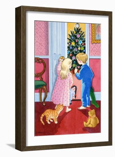 Look at the Christmas Tree-Lavinia Hamer-Framed Giclee Print