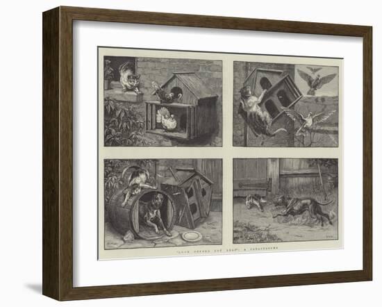 Look before You Leap, a Catastrophe-S.t. Dadd-Framed Giclee Print